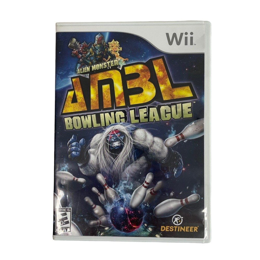 Wii game Alien Monster Bowling League USA Complete Nintendo manual